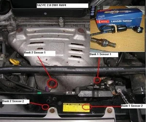 FOR RAV4 2.0VVTI 1AZFE AIR FUEL RATIO LAMBDA SENSOR DENSO P1135 89467-42010  - Afbeelding 1 van 1