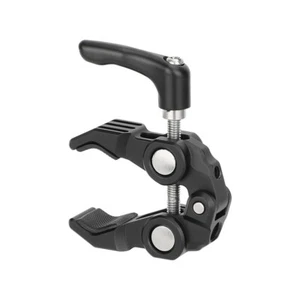 Super Crab Gripper Clamp w/1/4" & 3/8" Threads & Spring-Loaded Large Thumb-Lever - Picture 1 of 7