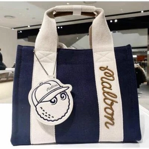 Malbon Golf Cart Bag Tote Bag Full Variation Blue Express Ship blue color - Picture 1 of 6