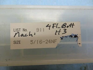 3 New 5/16"-24NF   4FLUTE NACHI H3 Bottoming Taps **78** - Picture 1 of 4