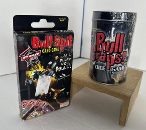 Bull Craps! & Bull Spit PBR Professional Bull Riders Rodeo Card & Dice Games NEW - Picture 1 of 4
