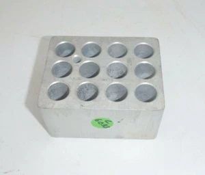 Laboratory Heating Block 12-Place Aluminum - Picture 1 of 8