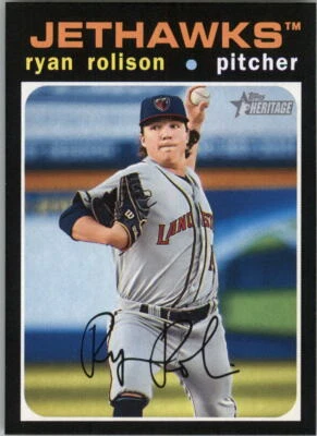 2020 Topps Heritage Minors #63 Ryan Rolison - NM-MT - Image 1 of 2