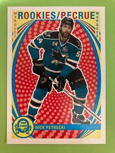2013-14 O-Pee-Chee Retro Nick Petrecki Rookie San Jose Sharks #524