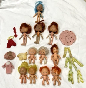 VINTAGE STRAWBERRY SHORTCAKE KONVOLUT 22 11 PUPPEN 11 VERSCHIEDENE ARTIKEL - Bild 1 von 14