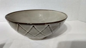 1 Pier 1 Imports - Stoneware - Reactive Brown - Soup Cereal Pasta Bowl - - Picture 1 of 6