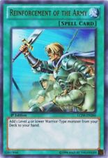 Yugioh-Reinforcement of the Army-Ultra Rare-1st Edition-LCJW EN286  (LP)