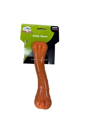 Jolly Pets 9-inch, Jolly Bone, Orange, Large - Image 1 of 2
