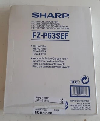 FILTRO ARIA SHARP FZ-P63SEF per DEPURATORE SHARP FU-P60SE - Immagine 1 di 3