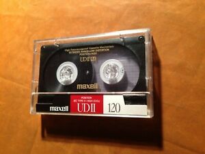 1 x Maxell UDII 120 Cassette,IEC II/High Position,sehr guter Zustand,1988