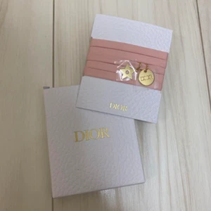 Christian Dior Pink Bracelet Choker Gold Charm Ribbon String Novelty - Picture 1 of 1
