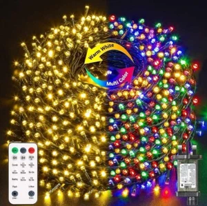 CORST Outdoor Indoor Fairy Lights Plug in, 50M 300LED Long Fairy Lights Strin.. - Picture 1 of 2
