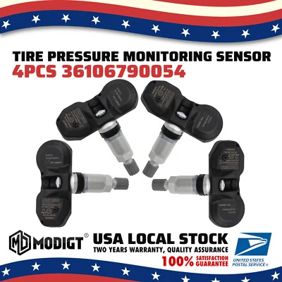 OEM Quality 4PCS TPMS Tire Pressure Sensor 36106856227 For BMW 550i 2012-2013 - Imagem 1 de 4