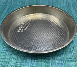 Vintage Bake King Cake Pan Waffle Weave 8.5” Round Layer Steel King Of Bakewear - Picture 1 of 7