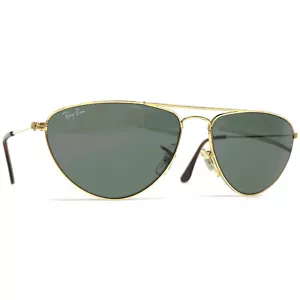 NOS vintage RAY-BAN / BAUSCH & LOMB "METAL" sunglasses - USA 80's - Gold - Large - Bild 1 von 9