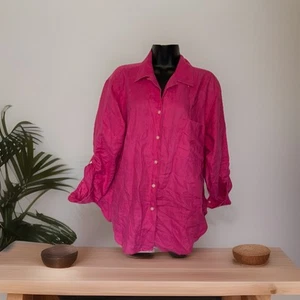 Ralph Lauren Leinenbluse Rosa Große Ea1 - Bild 1 von 6