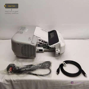 EPSON EB475W WXGA LCD H455B HDMI PROJECTOR 18 LAMP HOURS NO REMOTE - Picture 1 of 10