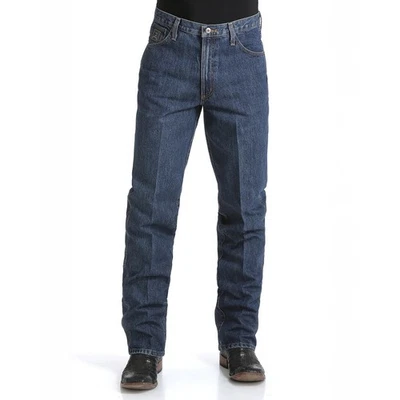 Jeans occidentales Cinch para hombre etiqueta verde algodón acanalado piedra oscura 42x36 Foto 1 de 4