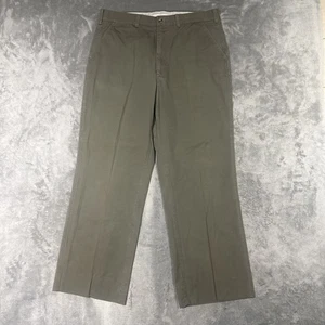 C.C. Filson Hose Herren 36 x 30 grün Baumwolle flache Vorderseite hergestellt in den USA - Bild 1 von 8