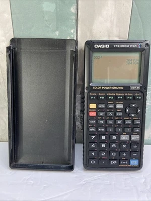 Vtg Casio CFX-9850Ga Plus Color Power Graphic Calculator - Image 1 of 4