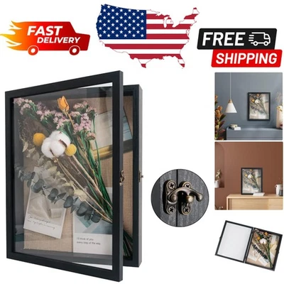 Marco de caja de sombra rústico vintage 11x14 - ideal para ramos de boda y más Foto 1 de 4