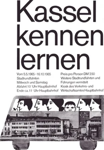Kassel kennen lernen : Stadtrundfahrten 1965 / Herausgeber : Verkehrs- und Wirts - Bild 1 von 1