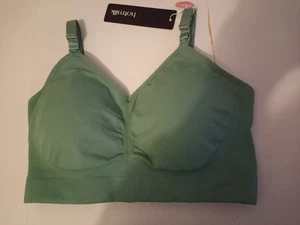Hotmilk 34 a-e Nursing maternity My Necessity Seamless Bra jade medium full cup - Picture 1 of 3