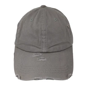 Kb Ethos Ponytail Caps Baseball Hat Brown One Size Adjustable Floral Distressed - Picture 1 of 10