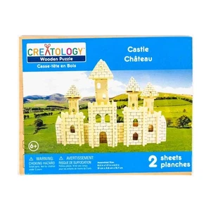 Creatology Puzzle Castle Chateau - Wooden Puzzle SW (New) - Picture 1 of 2