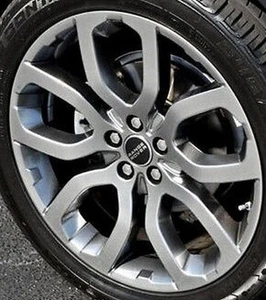 Range Rover Evoque OEM 20" Style 7 Wheels Shadow Chrome/Titanium Silver Alloy - Picture 1 of 1