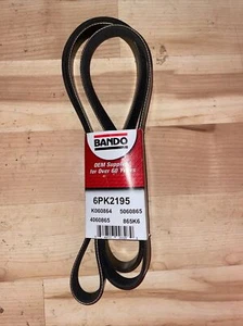 Serpentine Belt-Natural Bando 6PK2195 Fits Numerous GM Products And Ford - Bild 1 von 3
