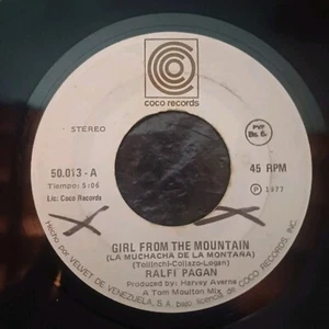 Ralfi Pagan – Girl From The Mountain- Latin, Funk / Soul, Venezuela, 1976 VG+ - Imagen 1 de 2