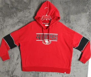 San Fracisco 49ers Sweatshirt Adult XXL 2XL Red Football NFL Hoodie Pullover Men - Picture 1 of 15