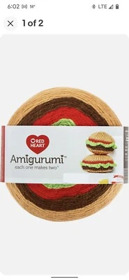 Red Heart Amigurumi Yarn-Hamburger - Image 1 of 2