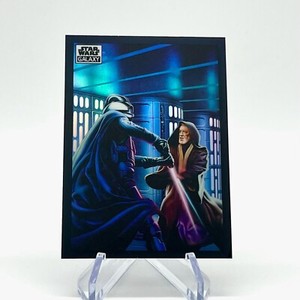 2022 Topps Chrome Star Wars Galaxy Refractor DARTH VADER VS. OBI-WAN KENOBI #44