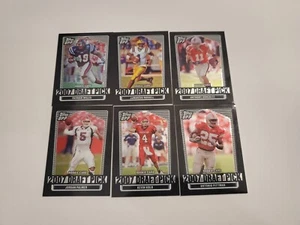 2007 Topps Draft Picks Prospects 6 Karten Black Chrome Rookie Lot Willis/Russell + - Bild 1 von 1