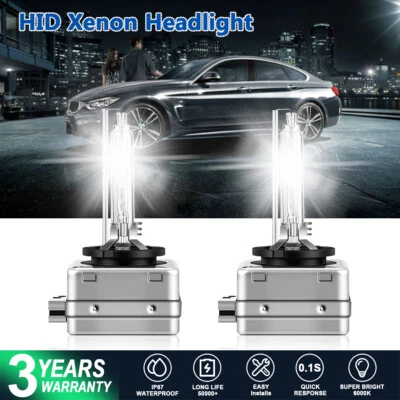 For BMW 428i 435i 640i 650i Hi/Lo Beam HID Headlight Xenon White Bulbs - Image 1 of 4
