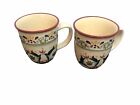 Set of 2 Bobby Flay Sevilla Coffee Cups Mugs Discontinued Excellent
