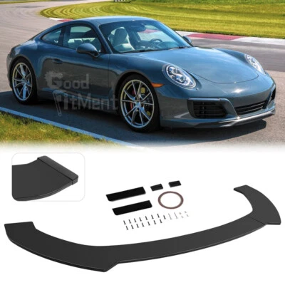 For Porsche 911 Carrera Car Front Bumper Lip Spoiler Splitter Painted Body Kits - Image 1 of 4