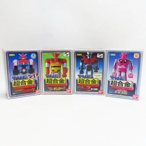K05-s024 Unused BANDAI THE Chogokin 4 pieces Mazinger Z Getter 1 Mach Baron - Picture 1 of 10