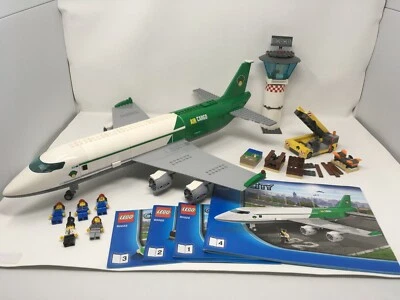 Lego 60022 Cargo Terminal w/ manual airplane airport City jet freight - Image 1 of 4
