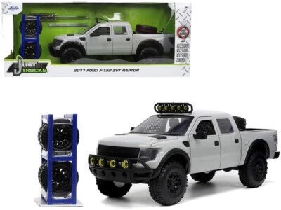 Jada 1:24 JT con rack Ford F 150 SVT Raptor 2011 apertura características 33031 nuevo Foto 1 de 4