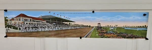 Miami Jockey Club Hialeah Park Miami Florida FL stampa panoramica E.C. Kropp - Foto 1 di 10