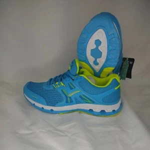 LA Gear Women's Sprint Elite Performance Aqua/Yellow Sneakers Size 8.5 - Picture 1 of 11