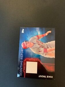 2016 Topps Scouting Report Relic Series 2 Mike Trout SRR-MT #SRR-MT LA Angels
