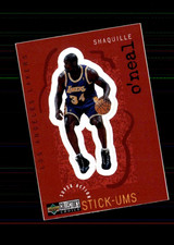 1997-98 Upper Deck Collector's Choice Stick-ums SHAQUILLE O'NEAL #S13 Lakers