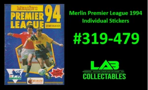 Merlin Premier League 1994 Individual Stickers #319-479 (Read Description) - Picture 1 of 1