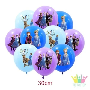 9x Disney Frozen 2 Helium Latex Balloons. Party Lolly Bag Bunting Cake Cupcake - Picture 1 of 1