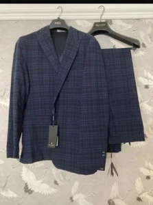BNWT | Massimo Dutti | Men’s Summer Suit | C40/W34 | Wool and Linen Blend - Picture 1 of 13