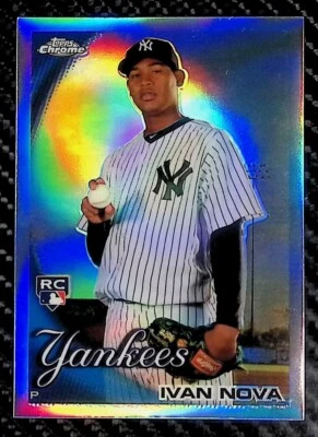 Ivan Nova - 2010 Topps Chrome #214 Refractor - RC - Yankees - Image 1 of 2